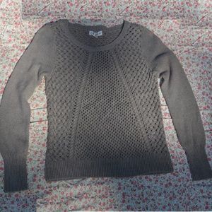 Grey Beige Sweater Knit If It Were Me Cozy Large